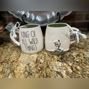 Rae Dunn Double Sided “King of All Wild Things” 19.5 oz Mug - Brand new